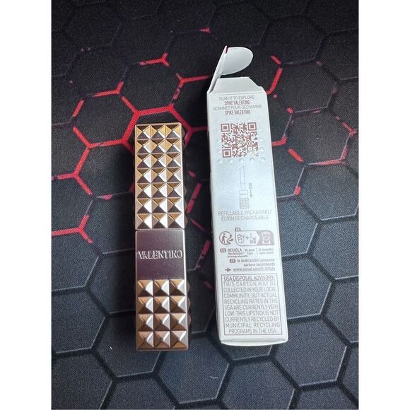 Valentino Spike Valentino Hydrating Disco Lip Balm 400A - Solar Coral - warm cor - Picture 2 of 7